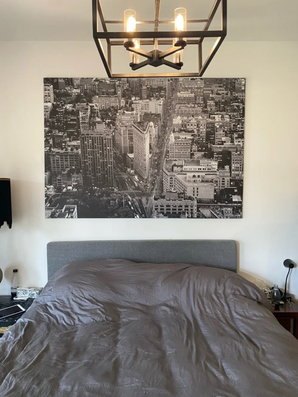 NYC cityscape large canvas print-Y2K IKEA - Picture 2 of 6